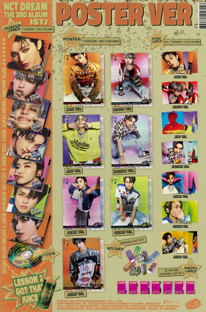 NCT DREAM - [ISTJ] 3rd Album POSTER CHENLE Version - Image 2