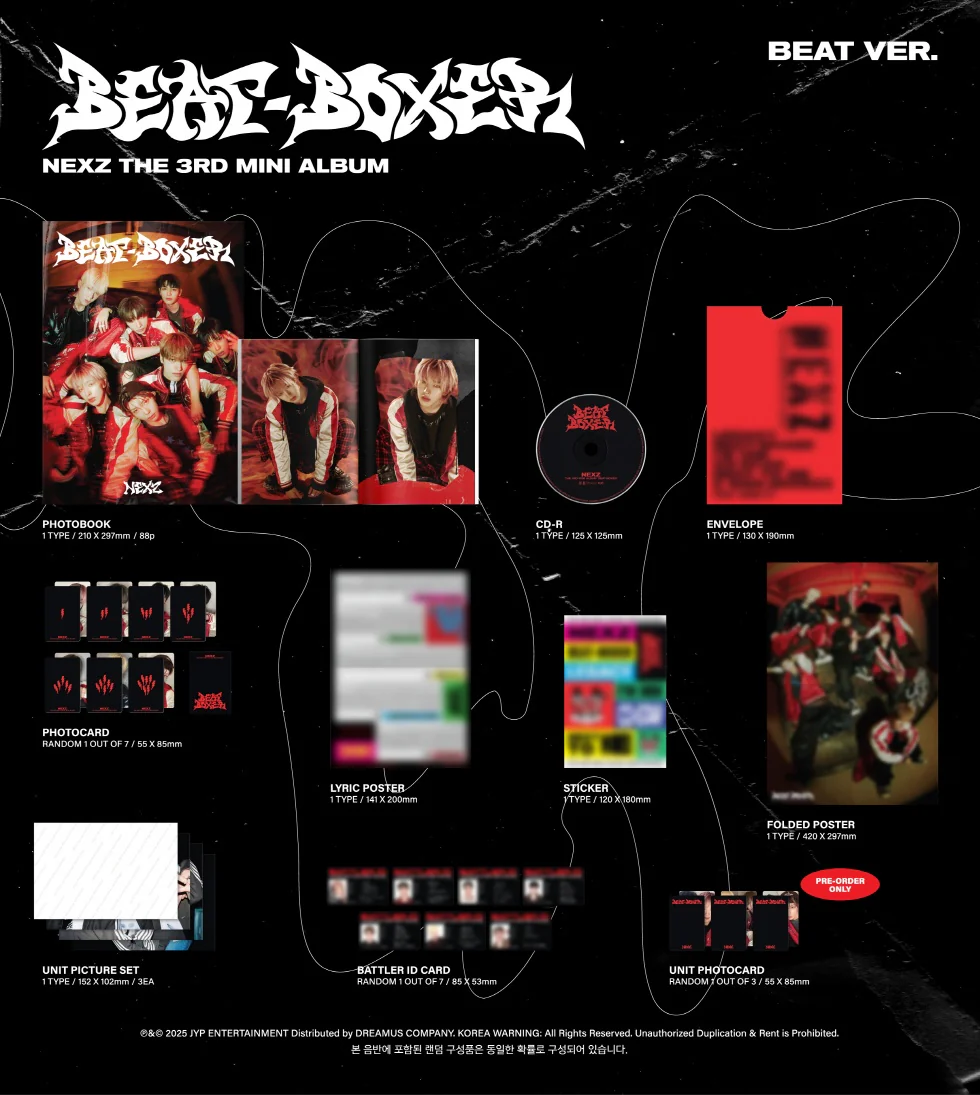 (LUCKY DRAW) NEXZ - [BEAT-BOXER] 3rd Mini Album RANDOM Version - Image 2