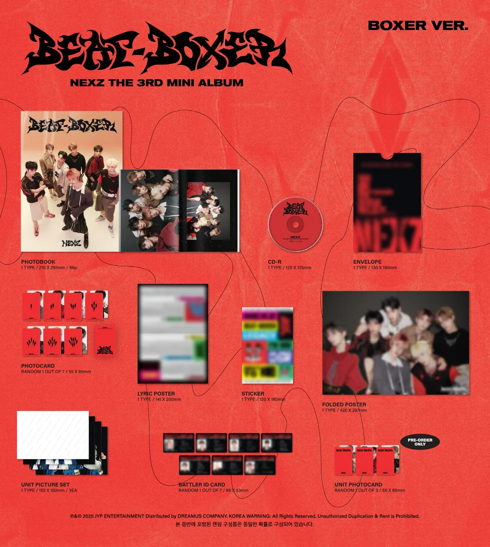 (LUCKY DRAW) NEXZ - [BEAT-BOXER] 3rd Mini Album RANDOM Version - Image 3