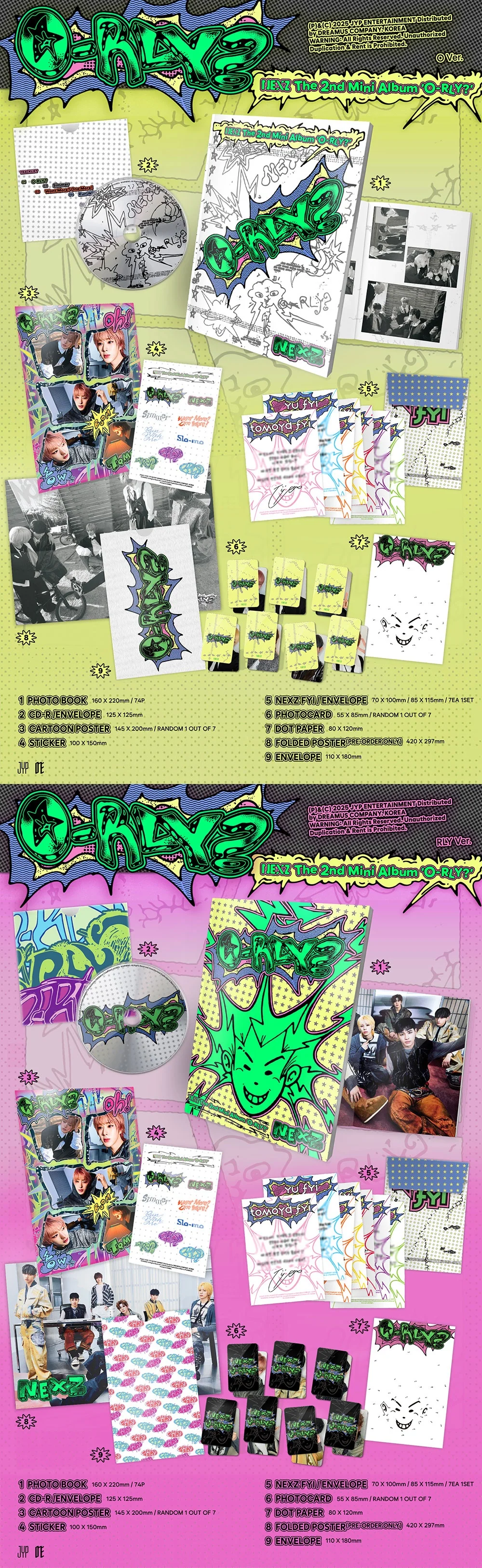 NEXZ - [O-RLY?] 2nd Mini Album 2 Version SET - Image 2