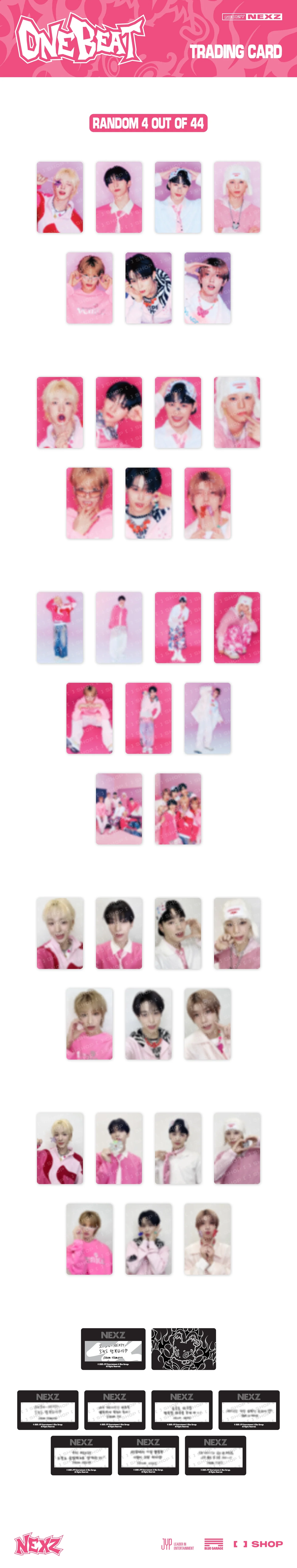 NEXZ - [ONE BEAT] OFFICIAL MD TRADING CARD - Image 2