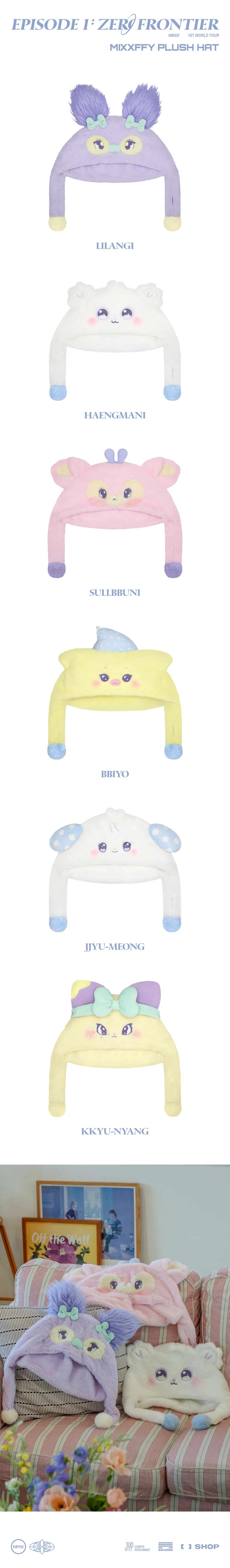 NMIXX - [EPISODE 1: ZERO FRONTIER] 1ST WORLD TOUR IN INCHEON MD MIXXFFY PLUSH HAT - Image 2