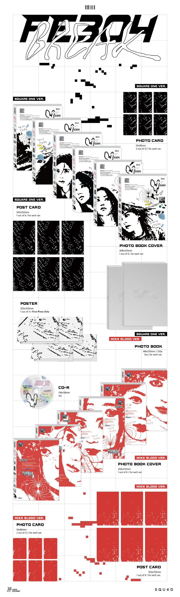NMIXX - [FE3O4: BREAK] 2nd EP Album MIXX BLOOD Version JIWOO Cover - Image 2