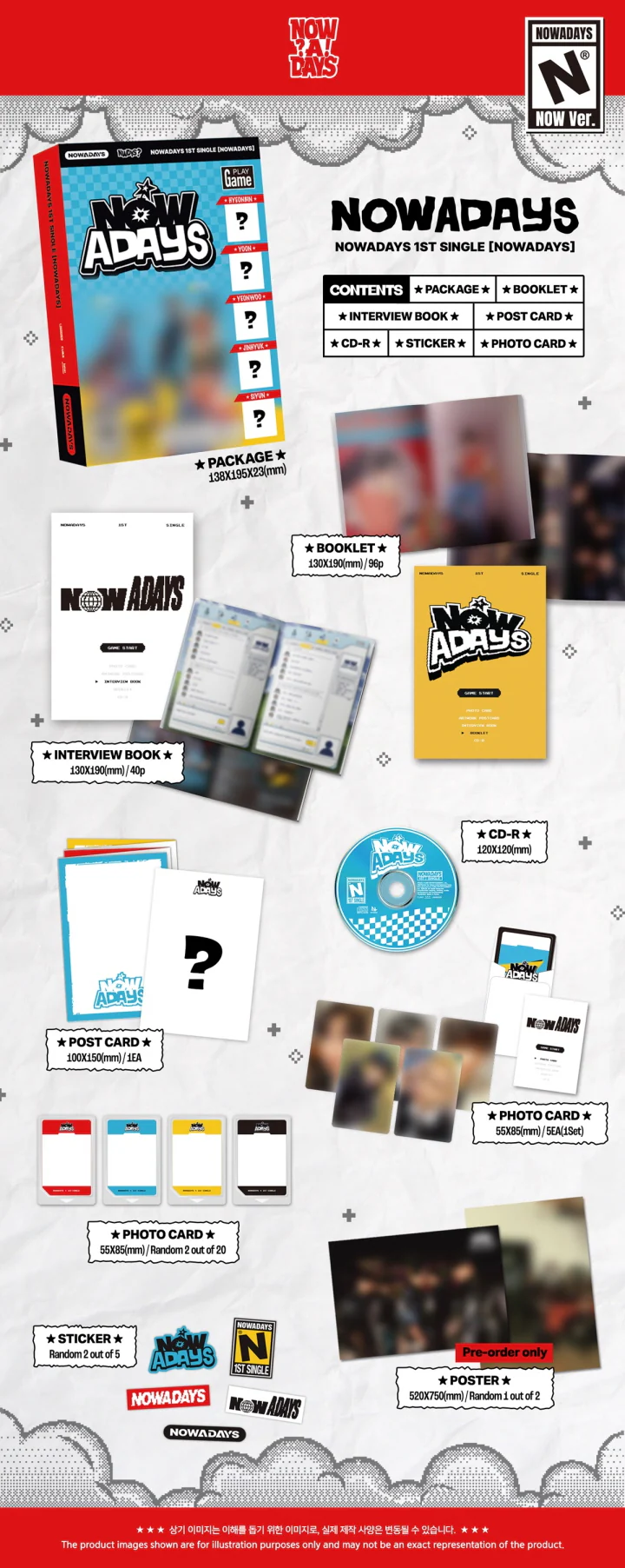NOWADAYS - [NOWADAYS] 1st Single Album DAYS Version - Image 2