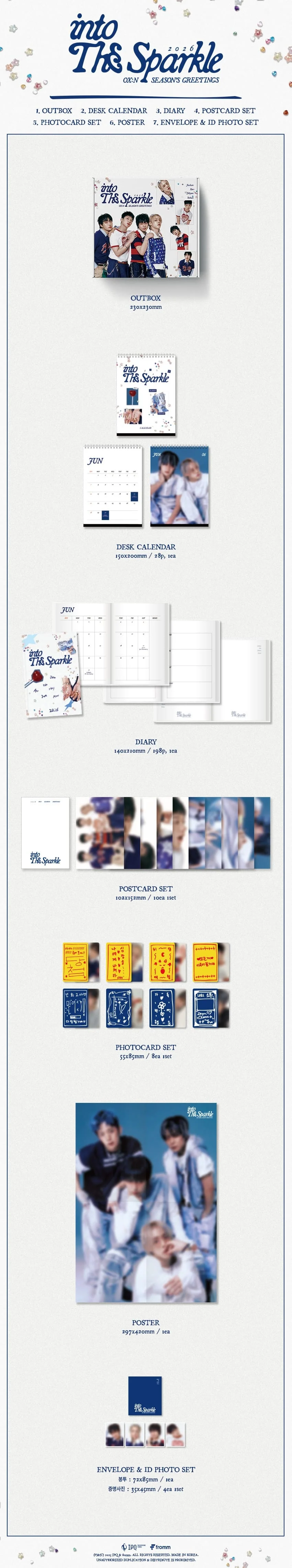 OX:N (OMEGA X) - [Into The Sparkle] 2026 Season's Greetings - Image 2