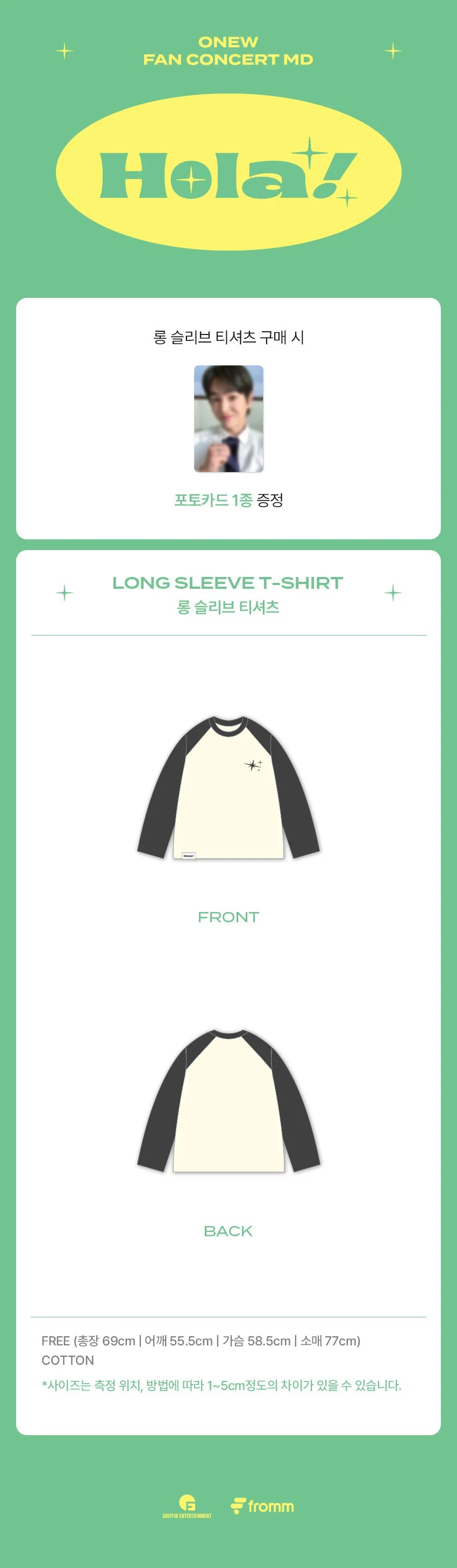 ONEW - [HOLA! FAN CONCERT] OFFICIAL MD LONG SLEEVE T-SHIRT - Image 2