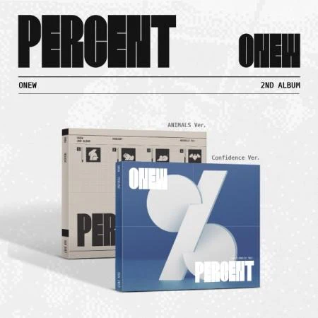 ONEW - [PERCENT] 2nd Album DIGIPACK ANIMALS Version