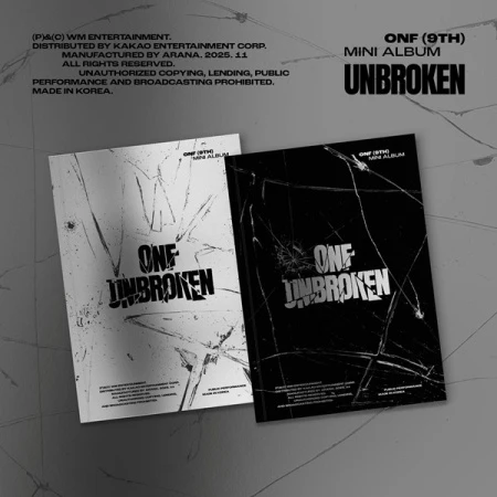 ONF - [UNBROKEN] 9th Mini Album 2 Version SET