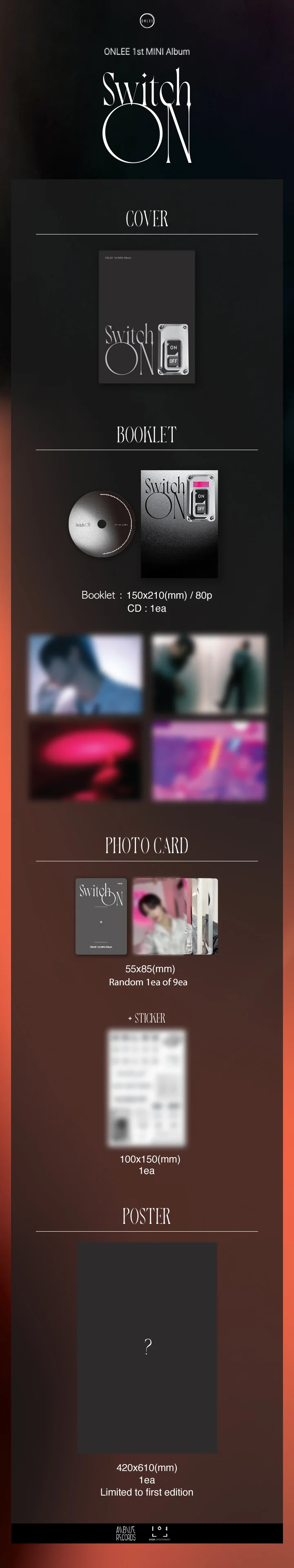 ONLEE - [Switch ON] 1st Mini Album - Image 2