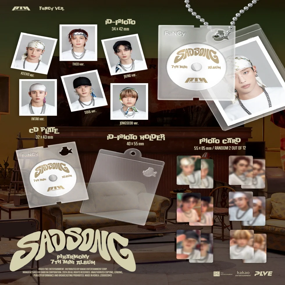 P1HARMONY - [SAD SONG] 7th Mini Album PLVE RANDOM Version - Image 2