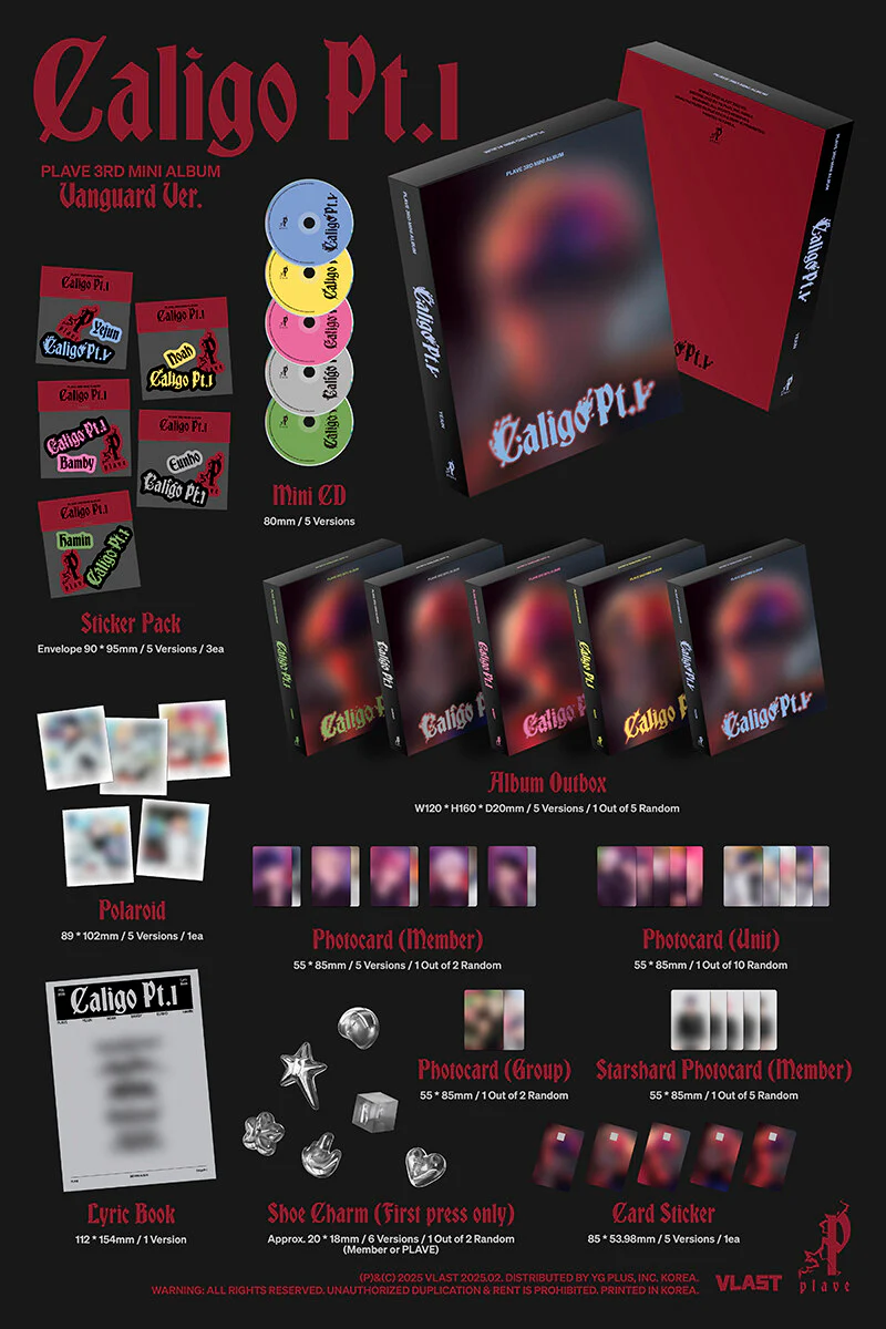 PLAVE - [CALIGO PT.1] 3rd Mini Album VANGUARD 5 Version SET - Image 2