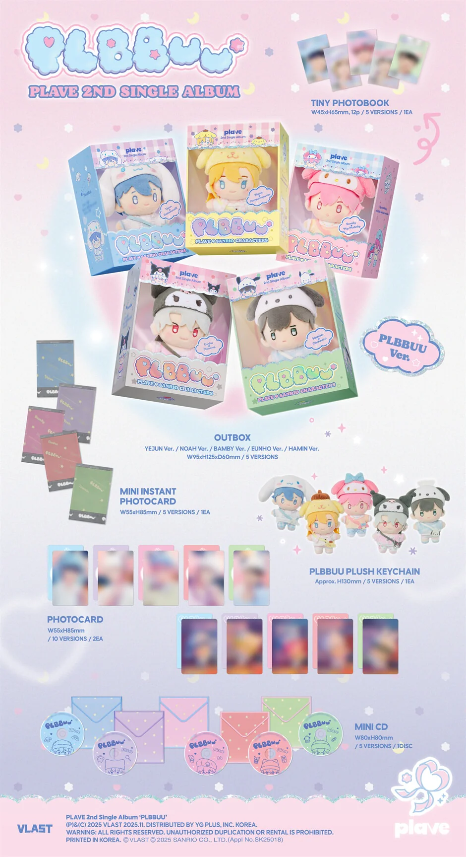 PLAVE - [PLBBUU] 2nd Single Album PLBBUU NOAH Version - Image 2