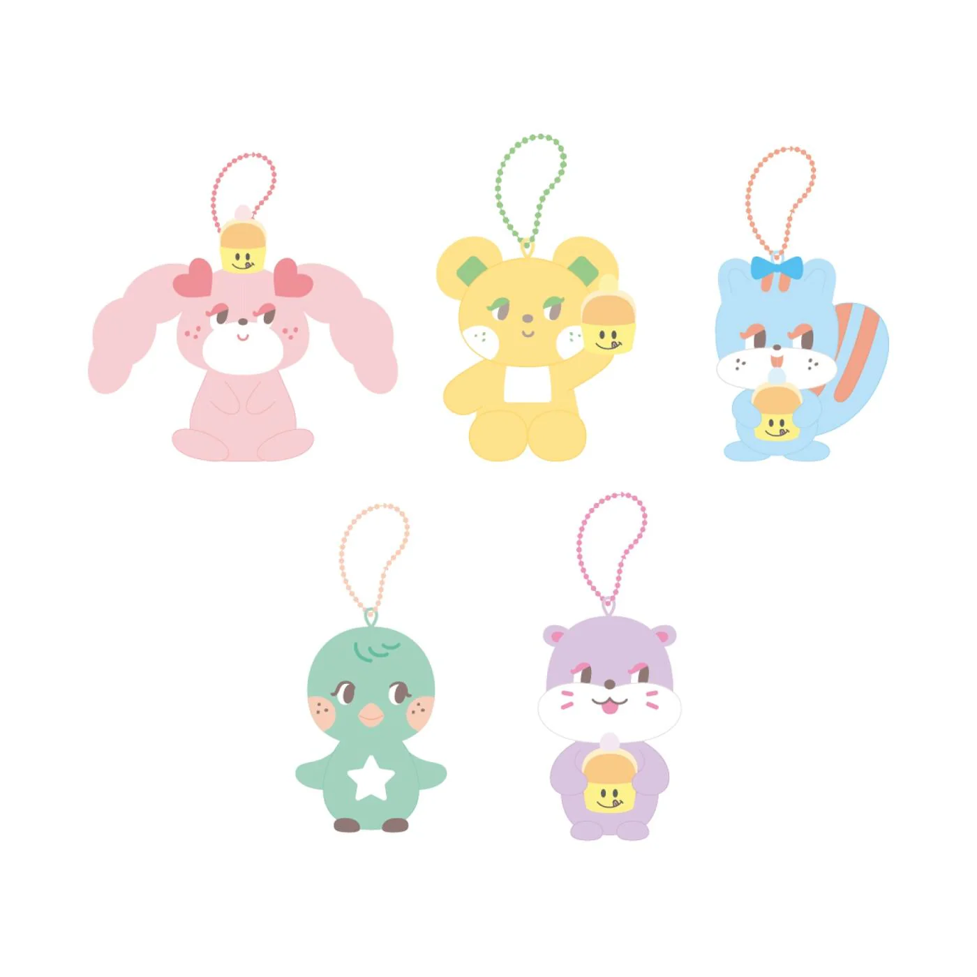 Red Velvet X Knotted - [Sweet Dreams] POP-UP STORE MD Mini Plush Keyring