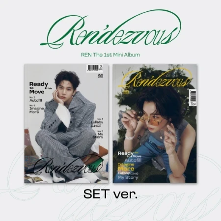 REN - [REN'DEZVOUS] 1st Mini Album 2 Version SET