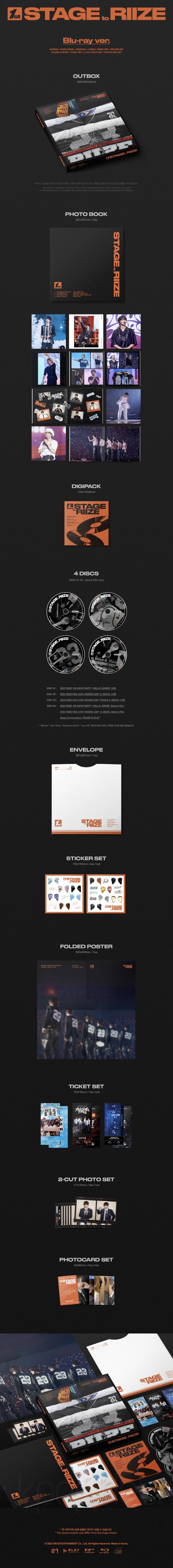 RIIZE - [1ST STAGE TO RIIZE] BLU-RAY (4DISC) - Image 2