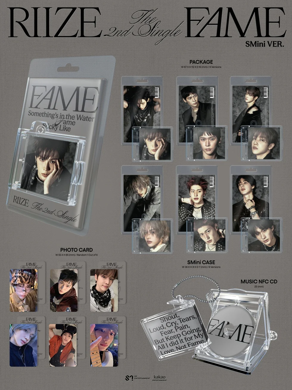 RIIZE - [FAME] 2nd Single Album SMini ANTON Version - Image 2
