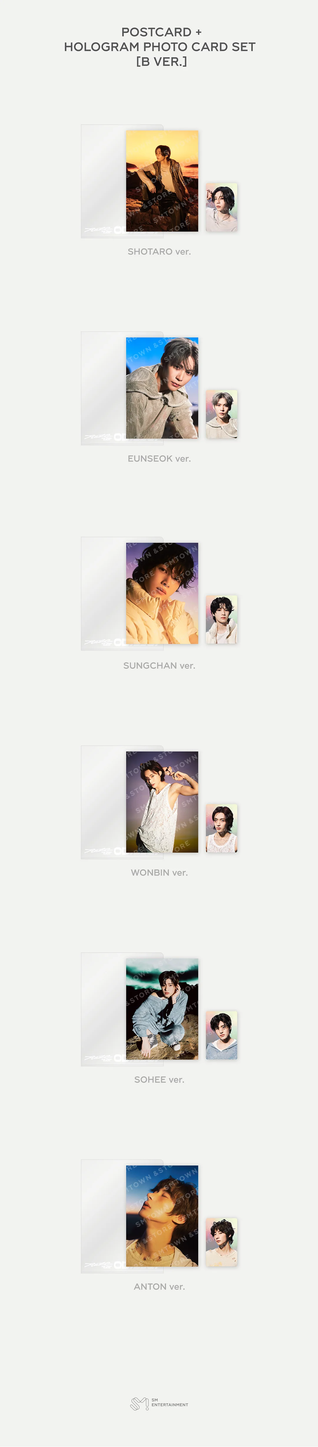 RIIZE - [ODYSSEY] OFFICIAL MD POSTCARD + HOLOGRAM PHOTO CARD SET B VER. - Image 2