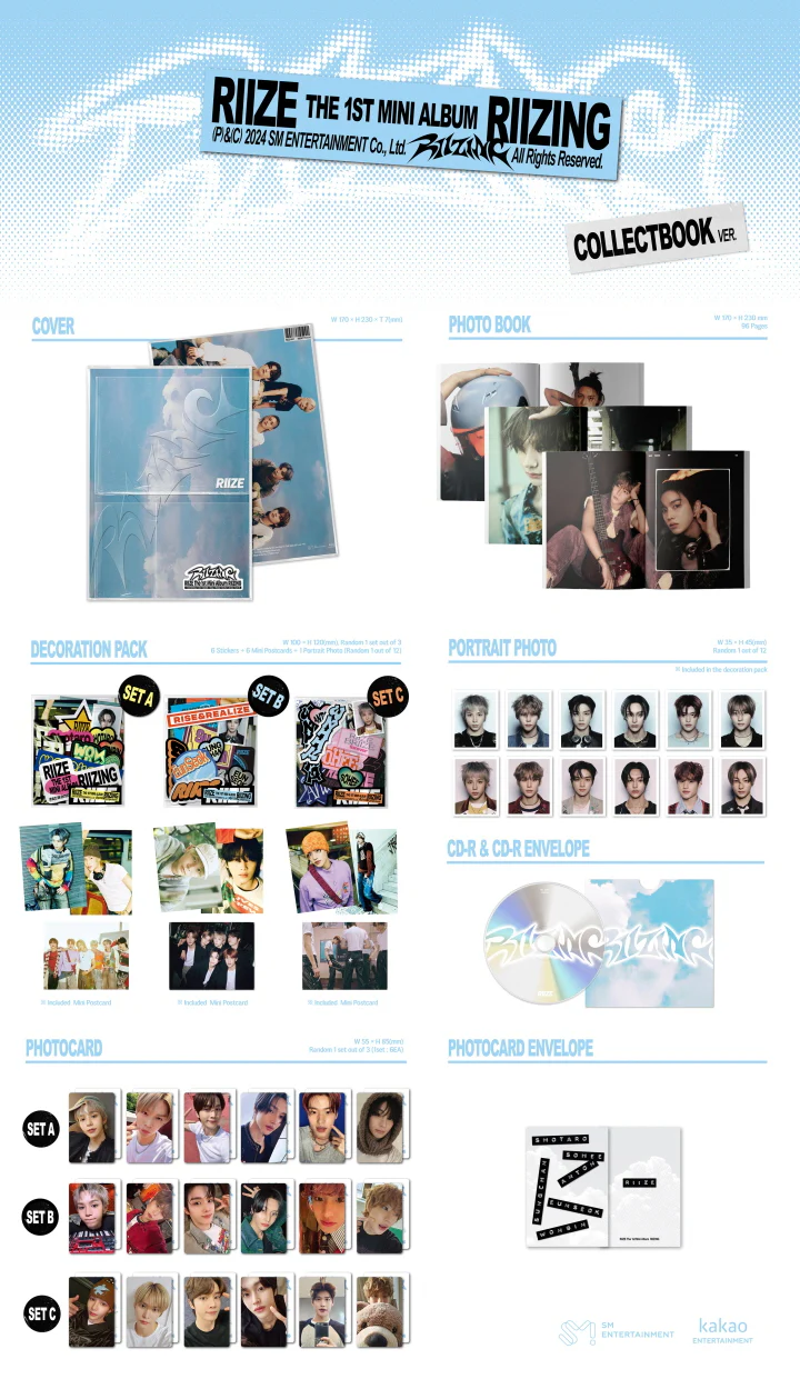 RIIZE - [RIIZING] 1st Mini Album COLLECT BOOK Version - Image 2