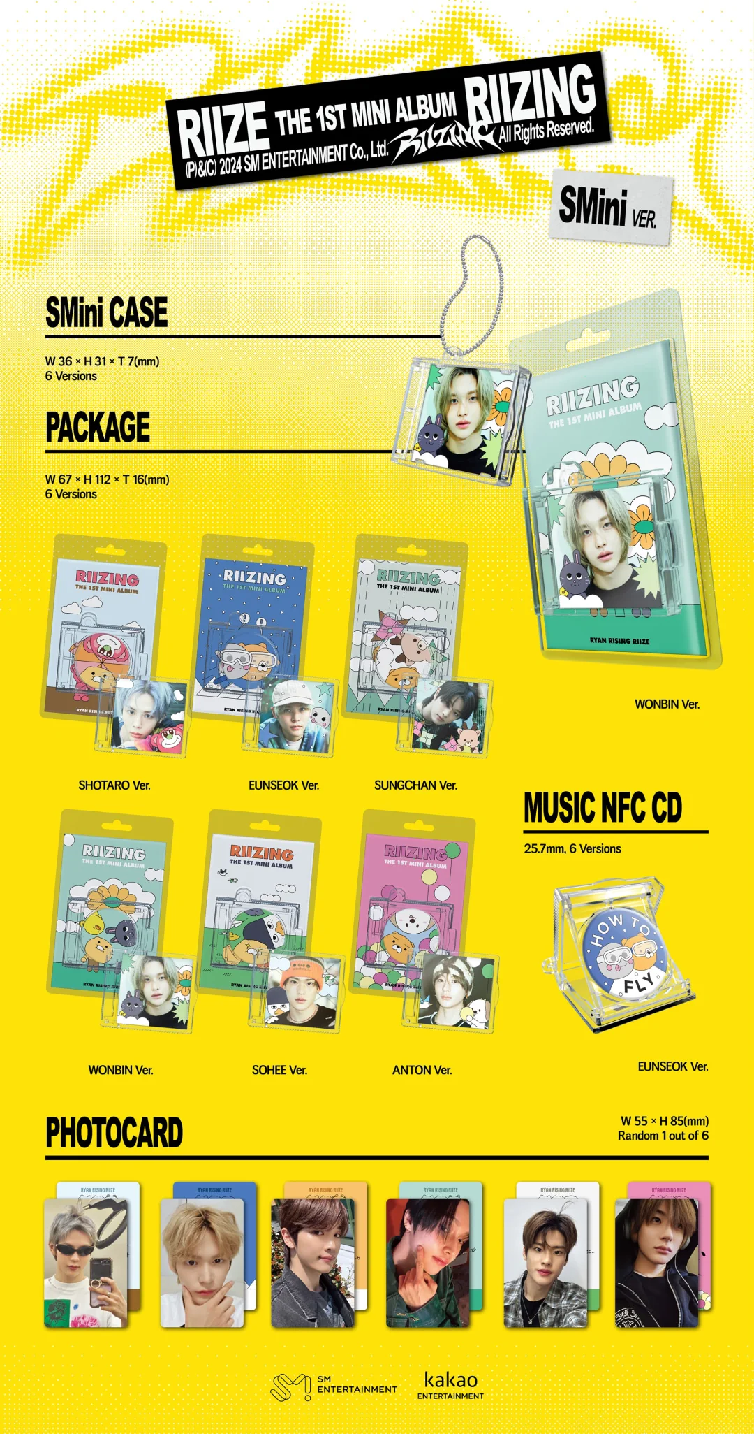RIIZE - [RIIZING] 1st Mini Album SMini SUNGCHAN Version - Image 2