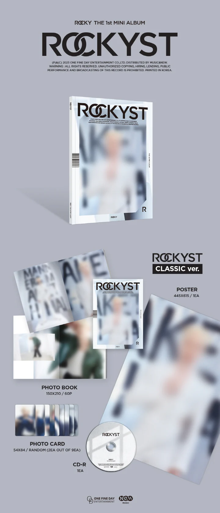 ROCKY - [ROCKYST] 1st Mini Album CLASSIC Version - Image 2