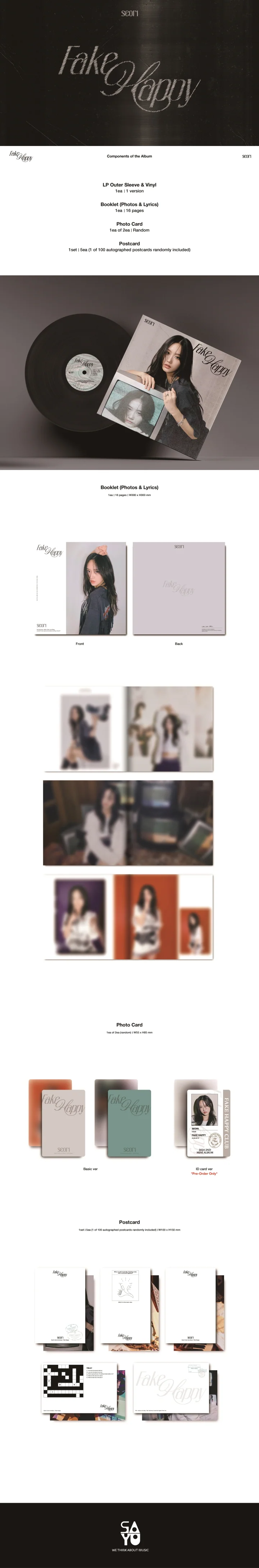 SEORI - [FAKE HAPPY] LP - Image 2