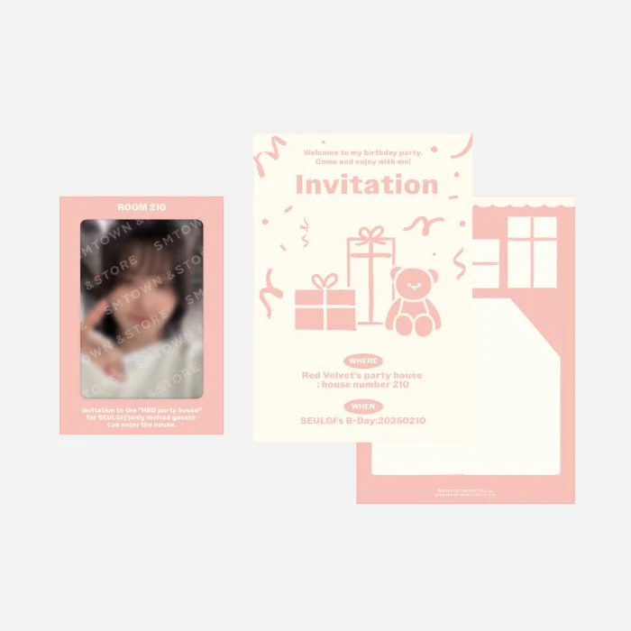 SEULGI - [ARTIST BIRTHDAY] OFFICIAL MD PARTY CARD