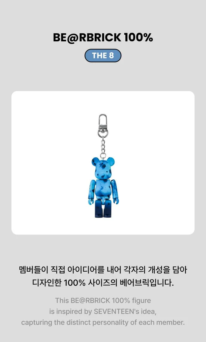 SEVENTEEN - [BE@RBRICK] 100% THE 8 VERSION - Image 3