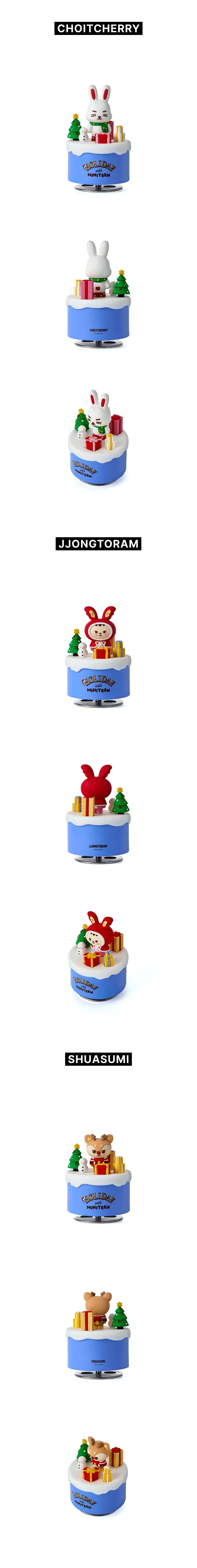 SEVENTEEN - [HOLIDAY with MINITEEN] OFFICIAL MD Figurine Music Box - Image 3