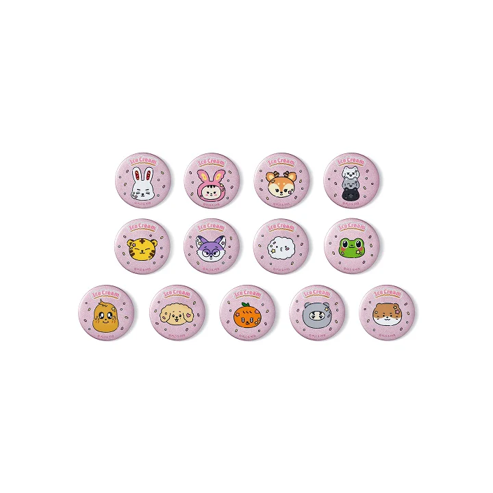 SEVENTEEN - [Ice Cream with MINITEEN] OFFICIAL MD Lucky Draw (Random Can Badge)