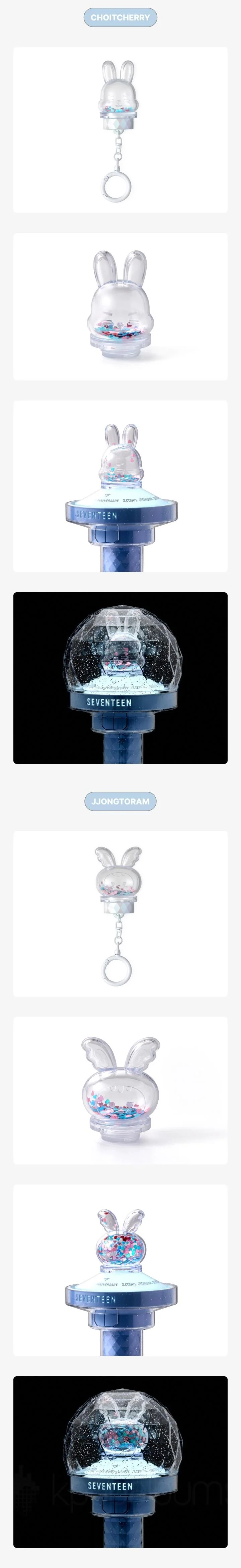 SEVENTEEN - [NEW_] IN INCHEON WORLD TOUR MD MINITEEN Light Stick Parts Keyring - Image 4