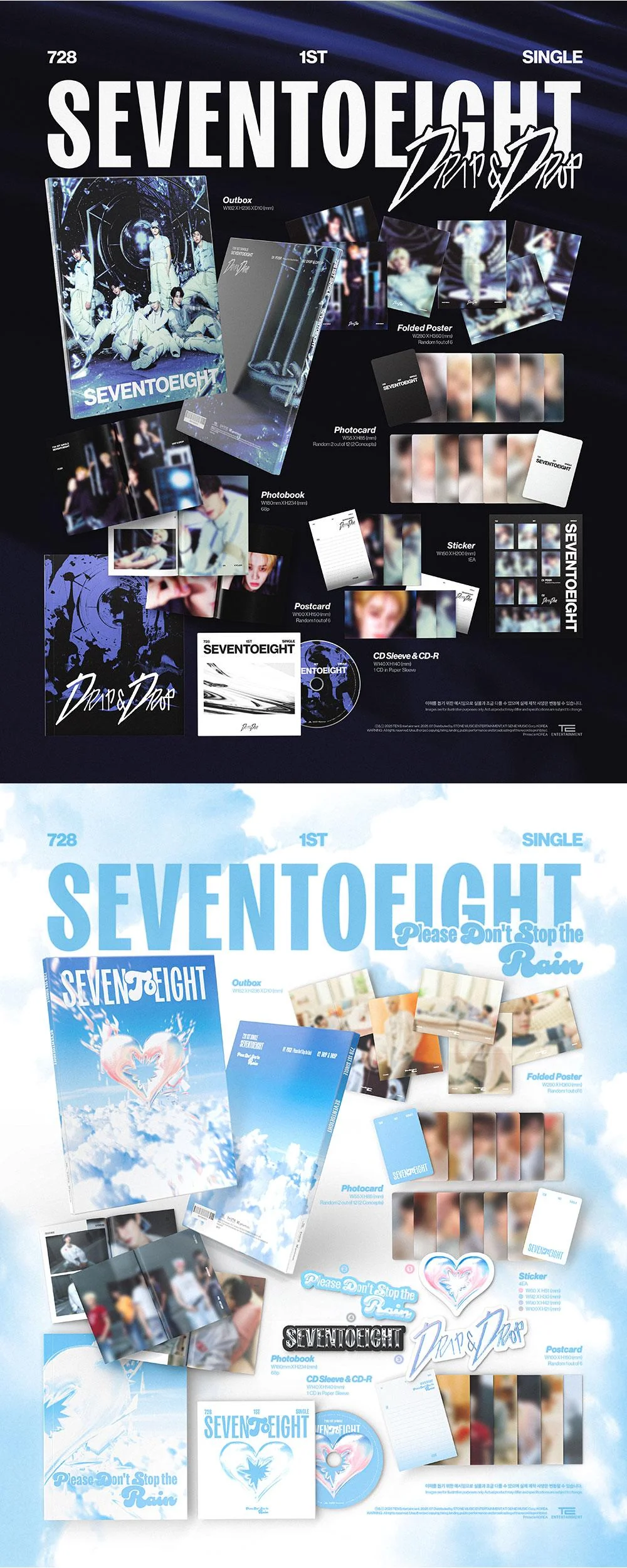 SEVENTOEIGHT - [SEVENTOEIGHT] 1st Single Album D&D Version - Image 2