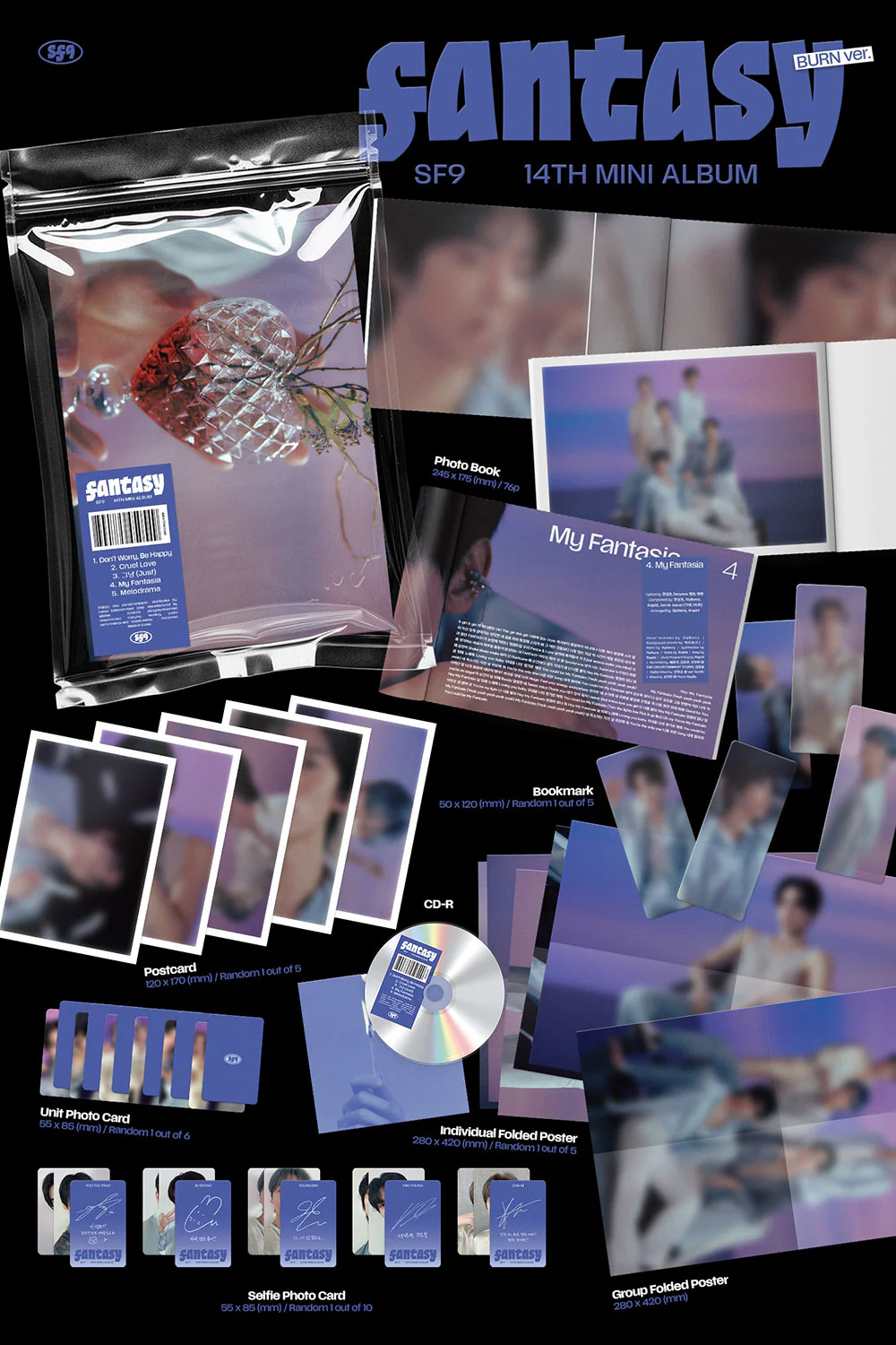 SF9 - [FANTASY] 14th Mini Album RANDOM Version - Image 2