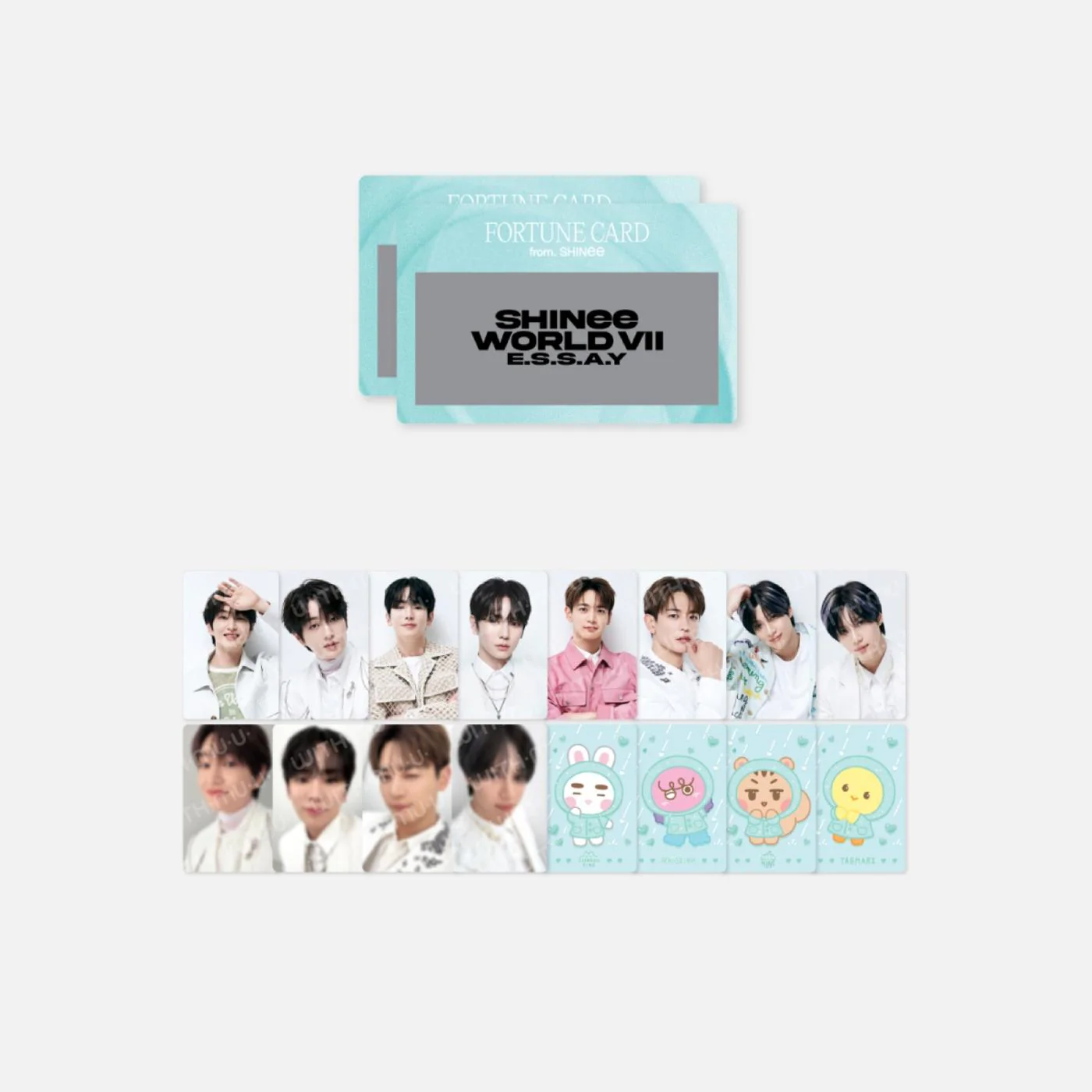 SHINee - [E.S.S.A.Y] WORLD VII OFFICIAL MD FORTUNE SCRATCH SET (RANDOM)