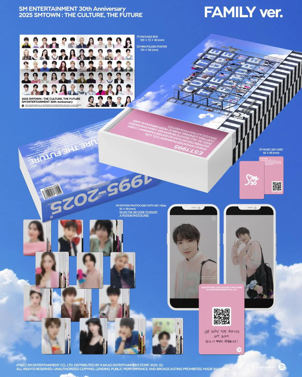 SMTOWN - [2025 SMTOWN : THE CULTURE, THE FUTURE] 30th Anniversary Album FAMILY Version - Image 2
