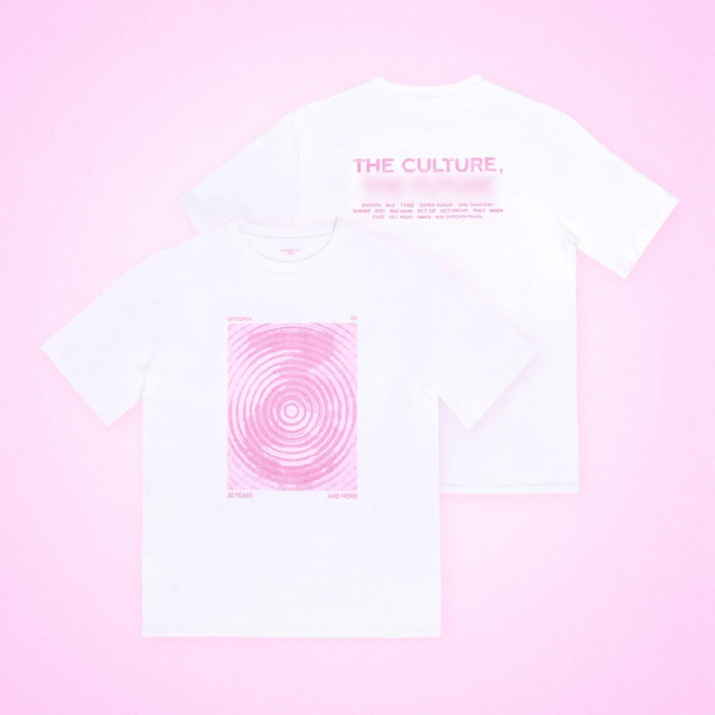 SMTOWN - [SMTOWN LIVE 2025 TOUR] OFFICIAL MD T-Shirt PINK Version