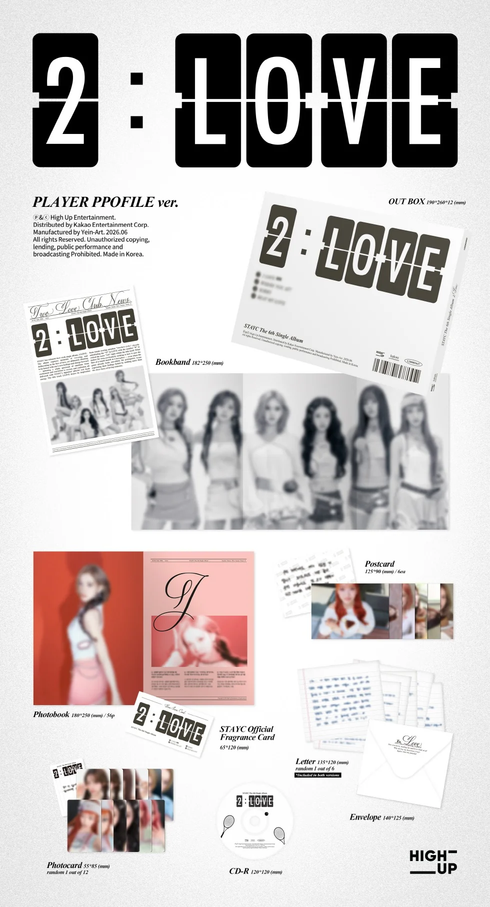 STAYC - [2:LOVE] 6th Single Album 2 Version SET - Image 3