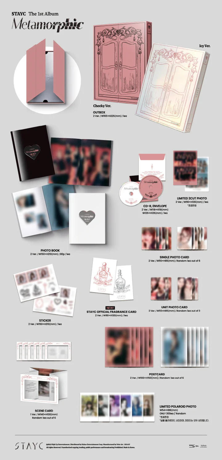 STAYC - [Metamorphic] 1st Album CHEEKY Version - Image 2