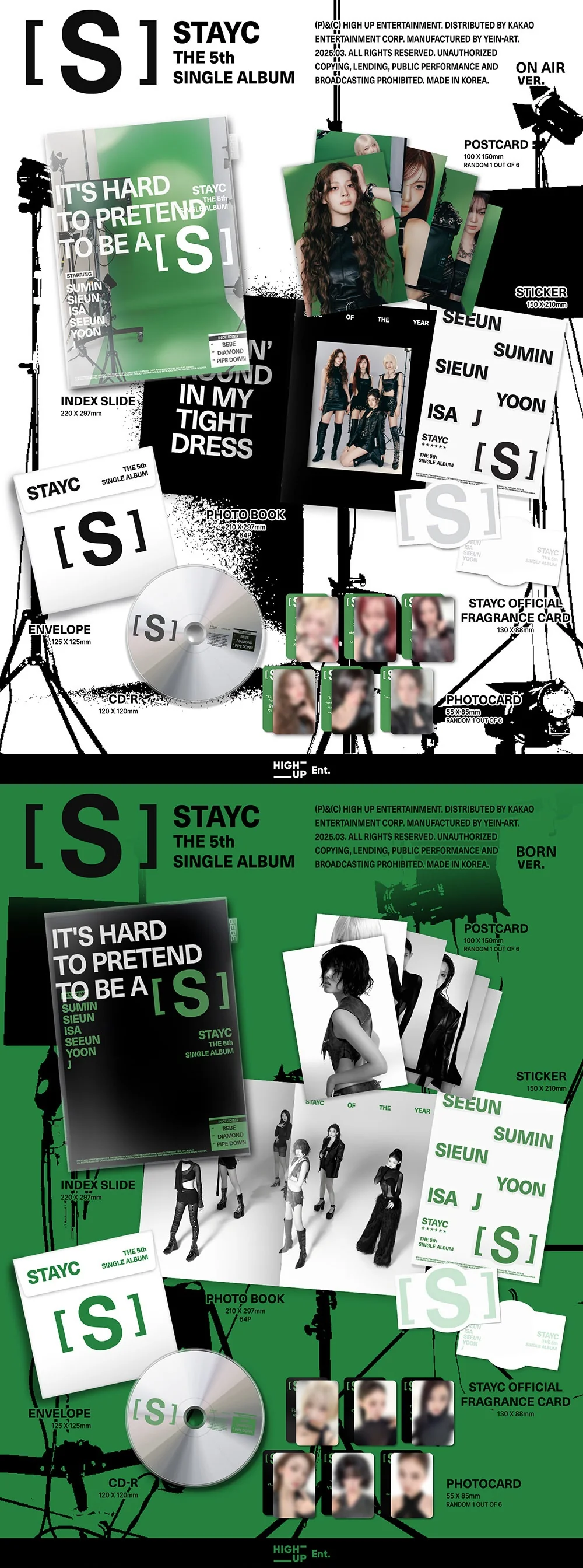 STAYC - [S] 5th Single Album BORN Version - Image 2