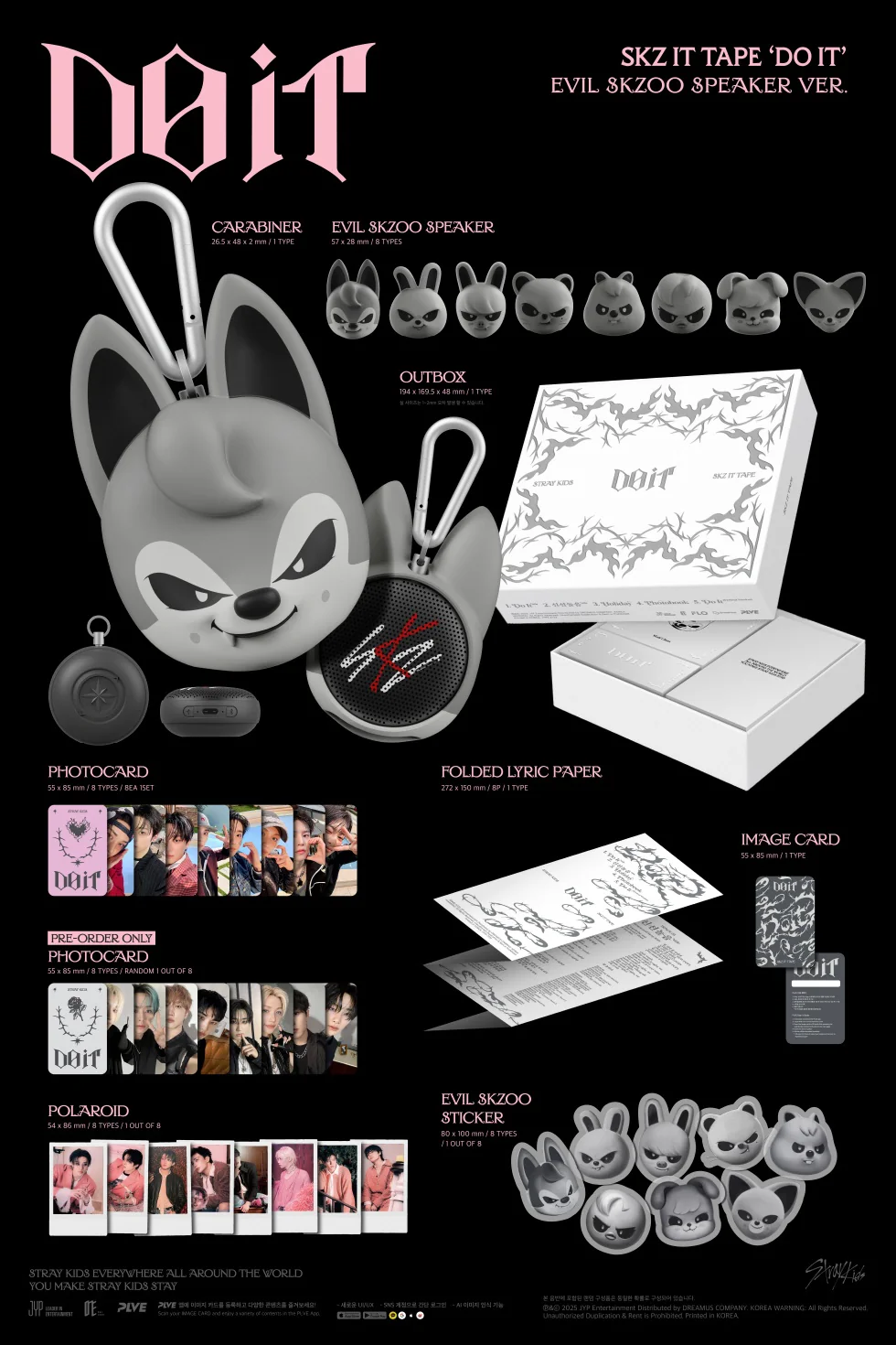 Stray Kids - [DO IT] SKZ IT TAPE EVIL SKZOO SPEAKER DWAEKKI Version - Image 2