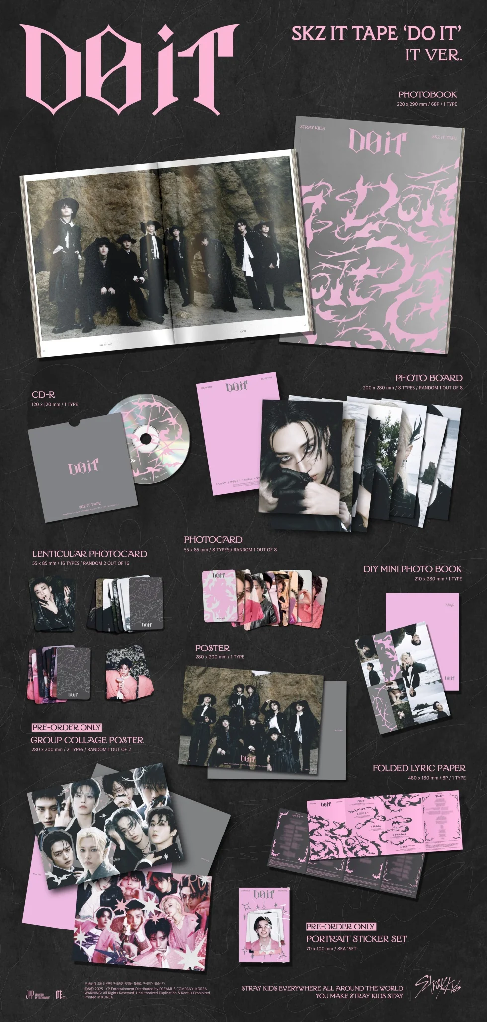 STRAY KIDS - [DO IT] SKZ IT TAPE IT Version - Image 2