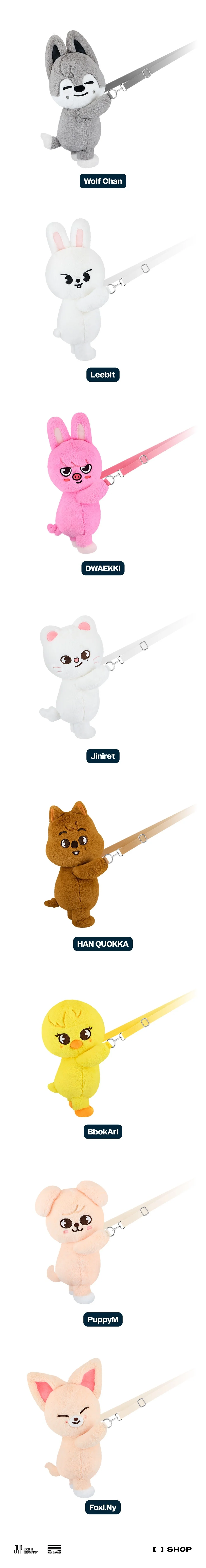 Stray Kids - [dominATE: celebrATE] MD SKZOO PLUSH BAG - Image 2