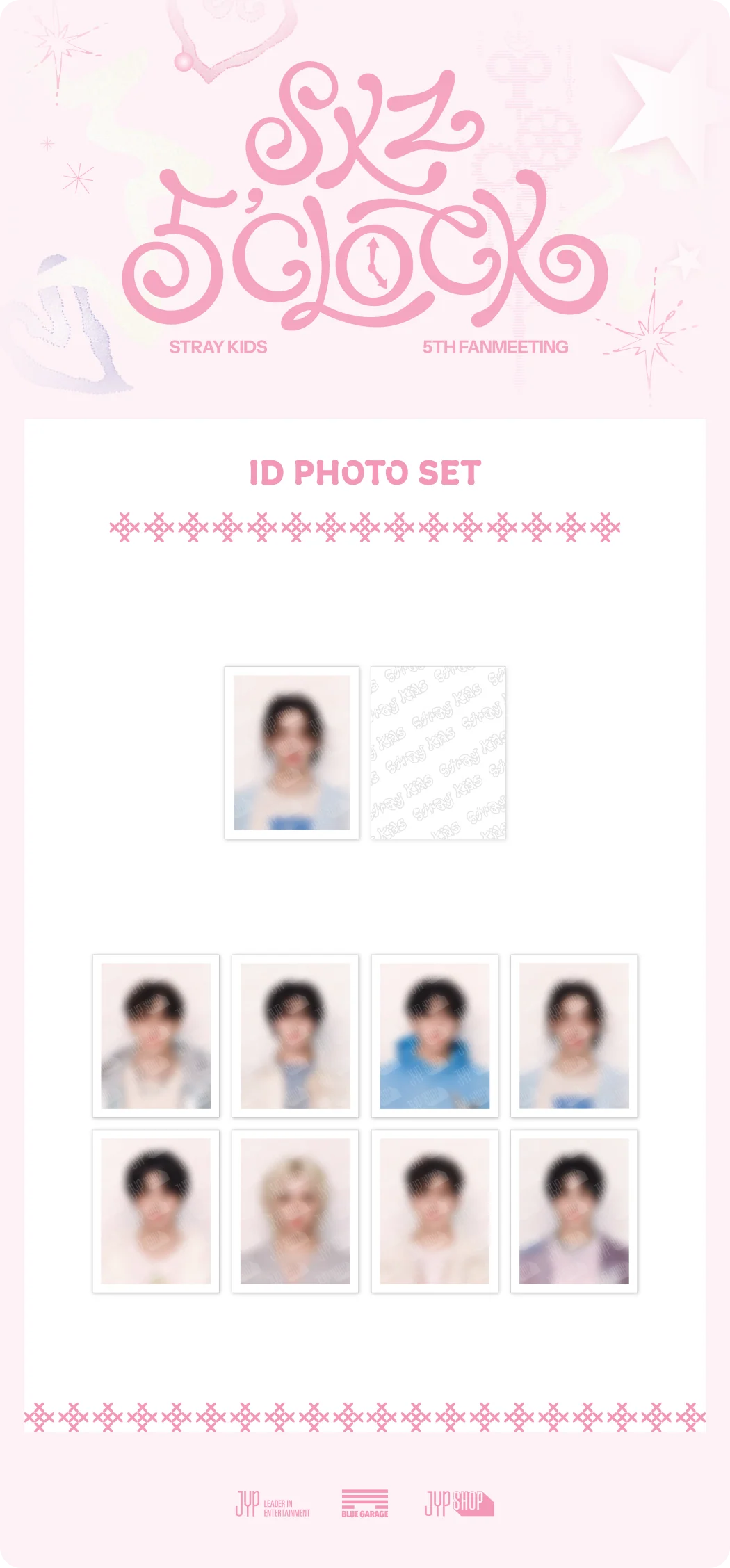 Stray Kids - [SKZ 5'CLOCK] OFFICIAL MD ID PHOTO SET - Image 2