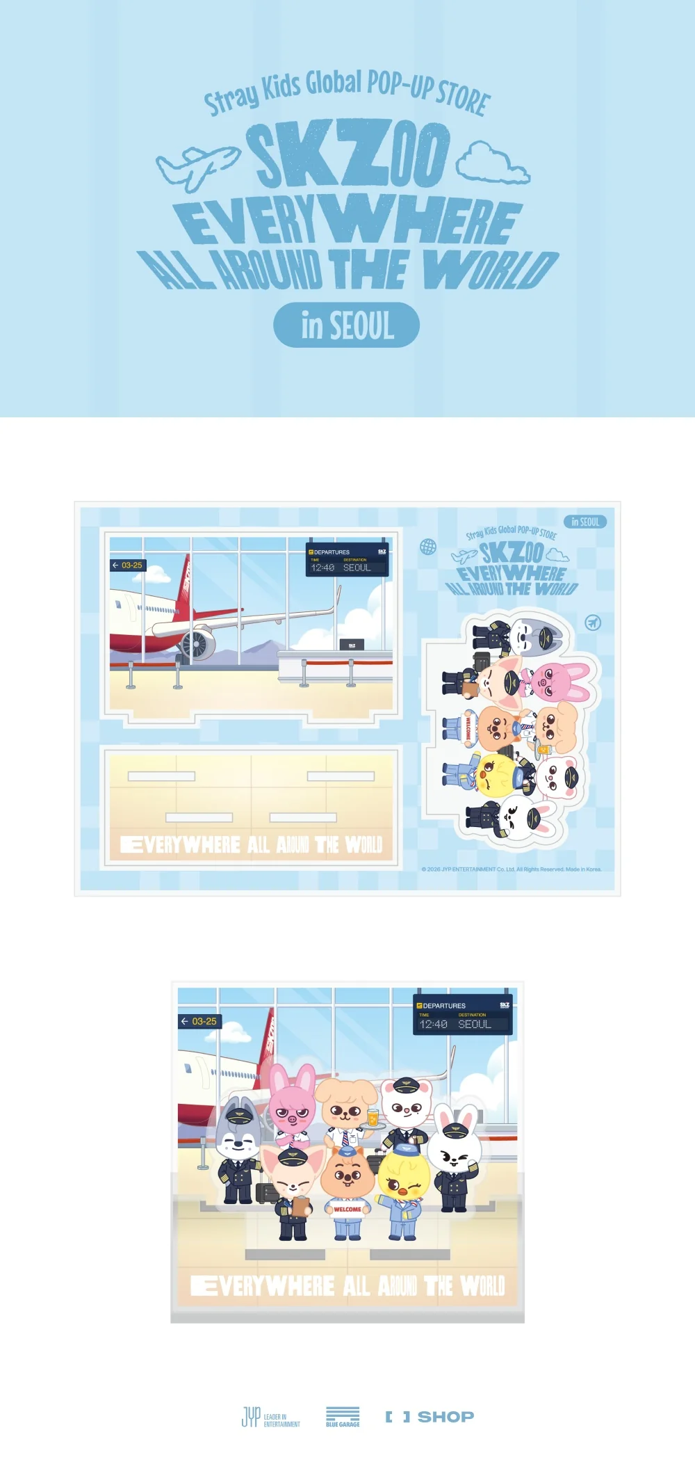 (PRE-ORDER) Stray Kids - [SKZOO Everywhere All Around The World in SEOUL] MD SKZOO ACRYLIC STAND SEOUL Ver. - Image 2