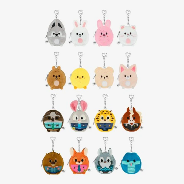Stray Kids - [ZOOTOPIA2 X SKZOO] MD PLUSH COIN POUCH