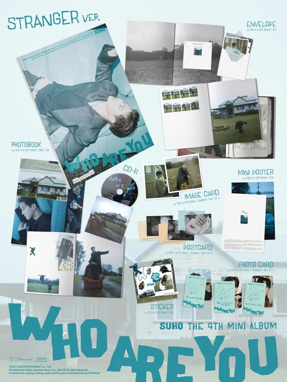 SUHO - [WHO ARE YOU] 4th MIni Album STRANGER Version - Image 2