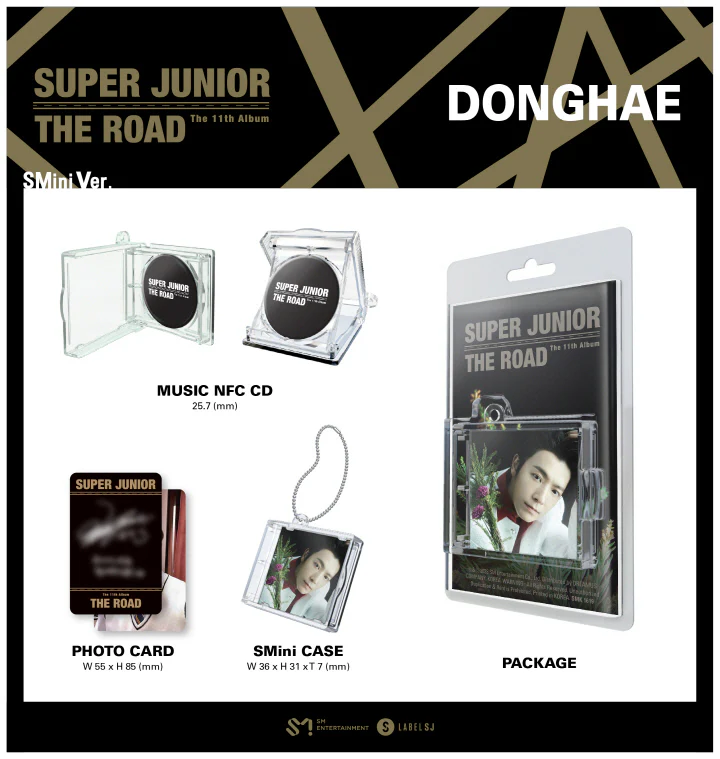 Super Junior - [THE ROAD] 11th Album SMini (Smart) Album 9 Version SET - Image 8