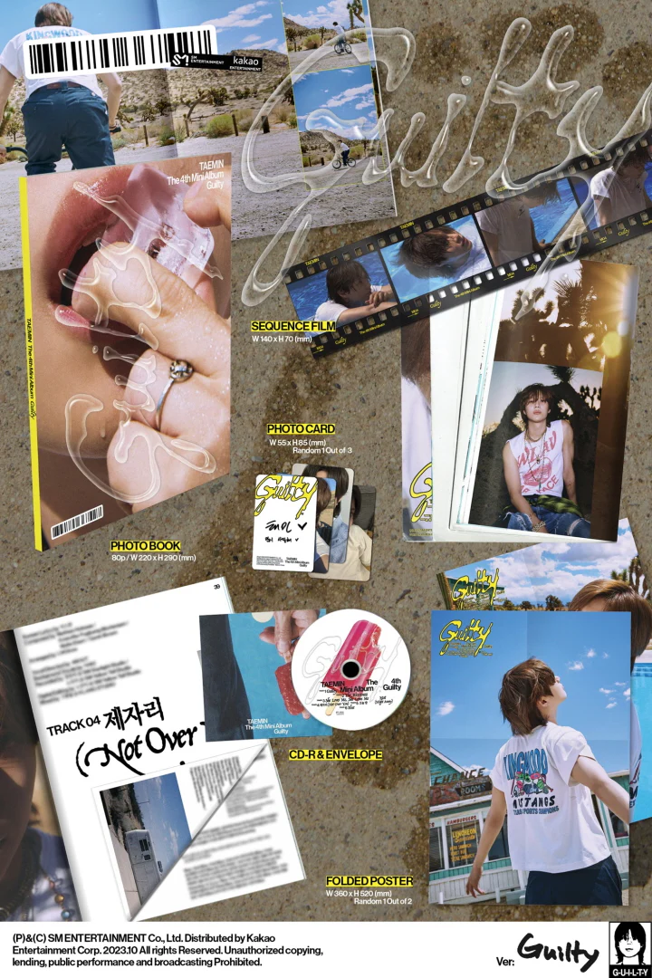 TAEMIN - [Guilty] 4th Mini Album PHOTOBOOK RANDOM Version - Image 2