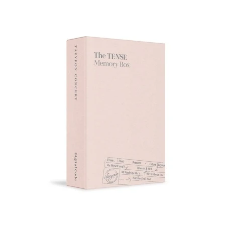 TAEYEON - [THE TENSE MEMORY BOX] CONCERT DIGITAL CODE Version