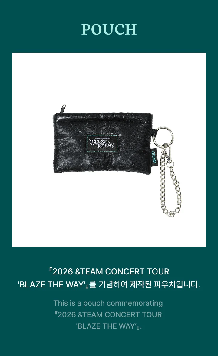 &TEAM - [BLAZE THE WAY] 2026 CONCERT TOUR OFFICIAL MD POUCH - Image 3