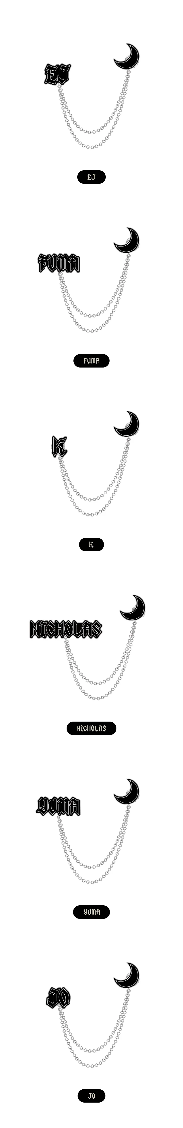 &TEAM - [We on Fire] JP 3rd EP OFFICIAL MD CHAIN PINS - Image 3
